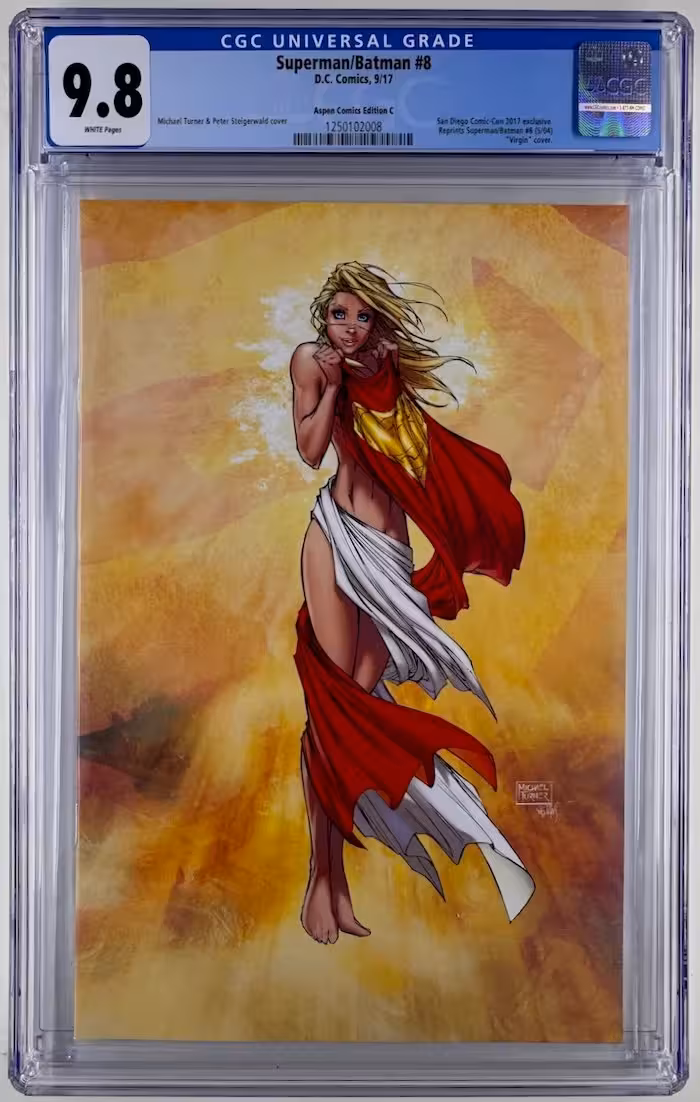 Batman/Superman #8 Michael Turner SDCC Virgin Variant